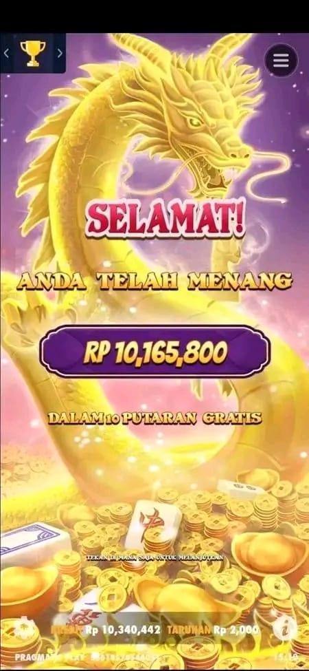 Bukti kemenangan SLOT GACOR di gestunbet