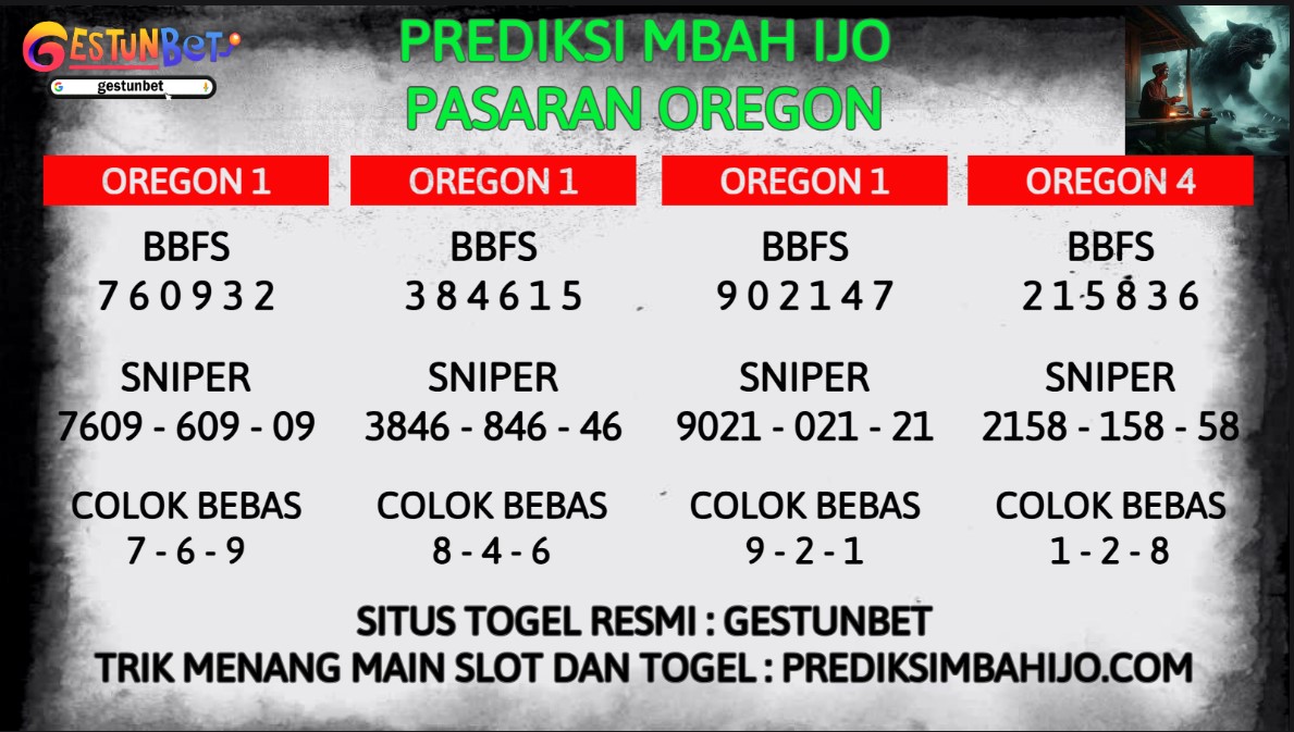 PREDIKSI TOGEL OREGON | SITUS TOGEL RESMI | PREDIKSI JITU OREGON