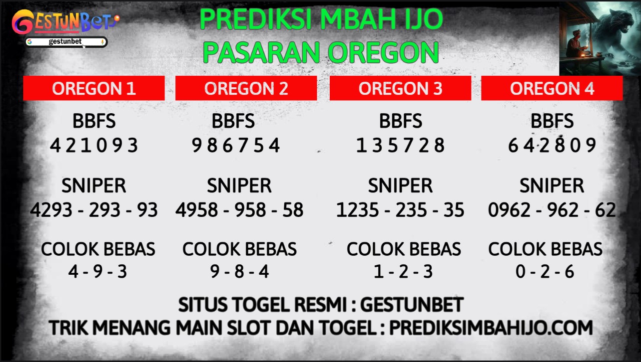 PREDIKSI TOGEL OREGON SELASA 30 SEPTEMBER 2025