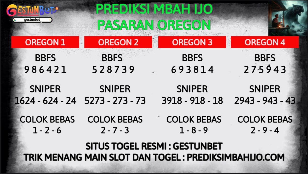 PREDIKSI TOGEL OREGON JUMAT 21 NOVEMBER 2025