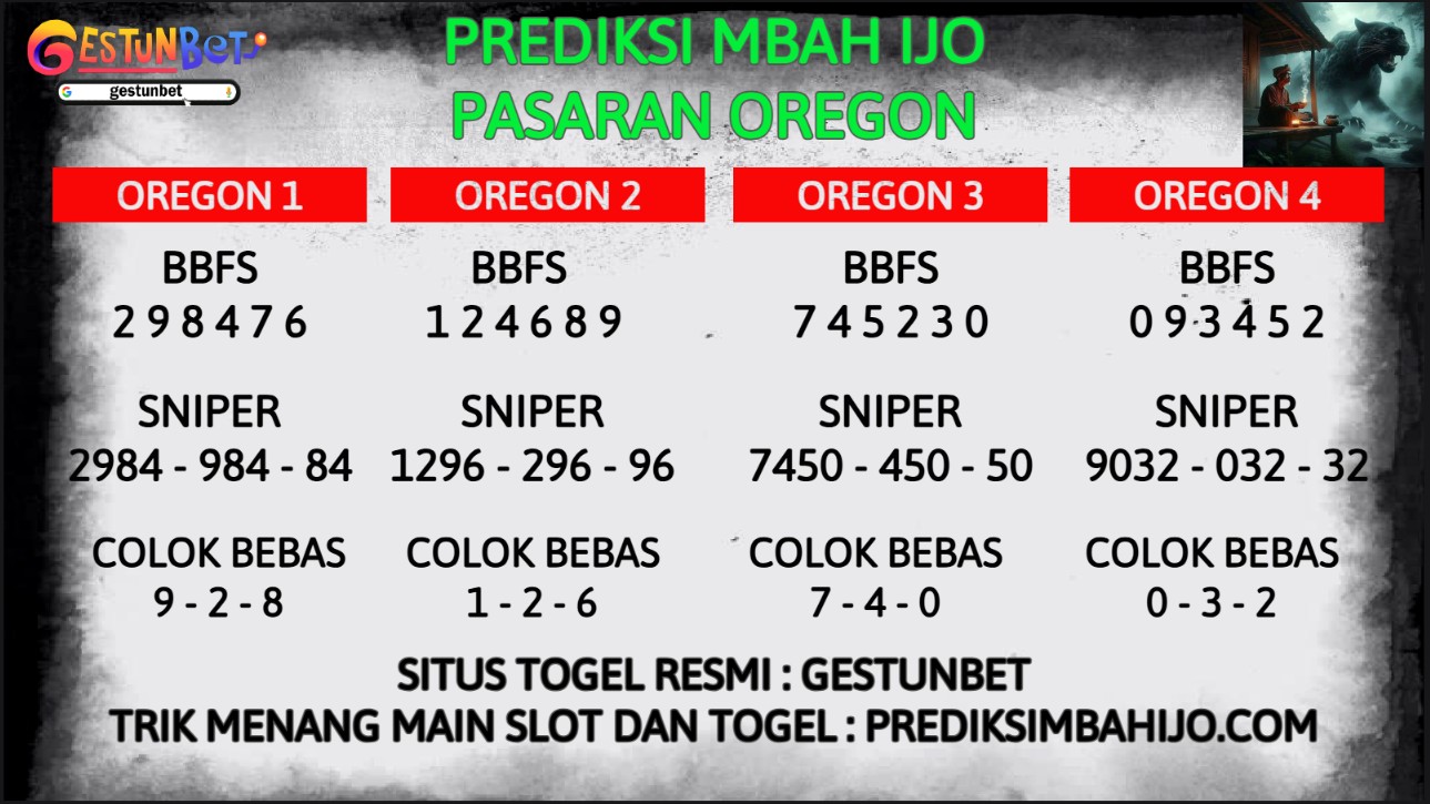 PREDIKSI TOGEL OREGON MINGGU 14 DESEMBER 2025